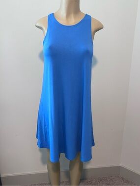 Free Fly Blue Sleeveless Swing Dress Size Small